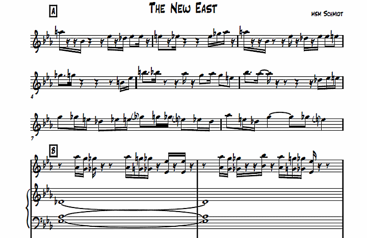 New East - Full Score (g)